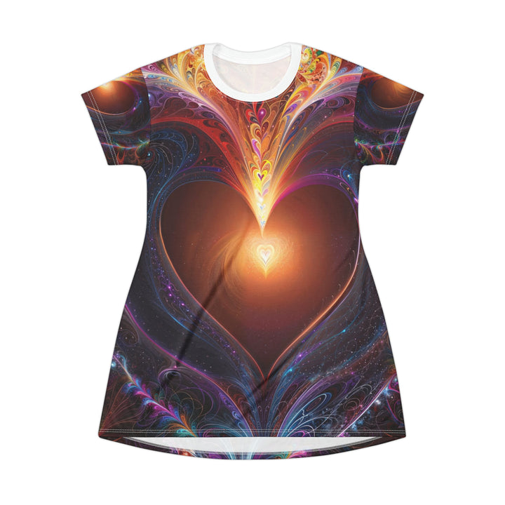 Cosmic Love Essence - T-Shirt Dress - All Over Prints - g(0D·IO) - XS - -