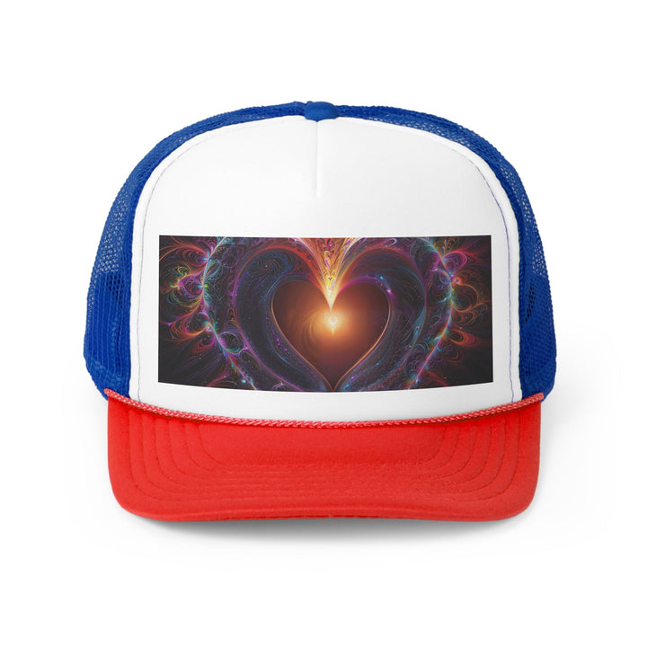 Cosmic Love Essence - Trucker Hat - Hats - g(0D·IO) - Blue/Red - One size -