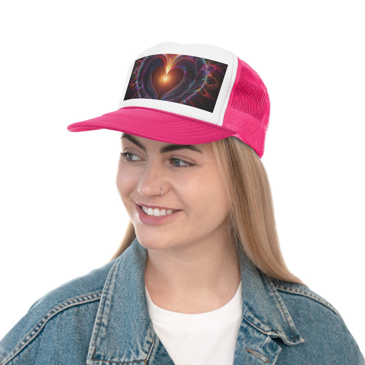 Cosmic Love Essence - Trucker Hat - Hats - g(0D·IO) - Pink - One size -