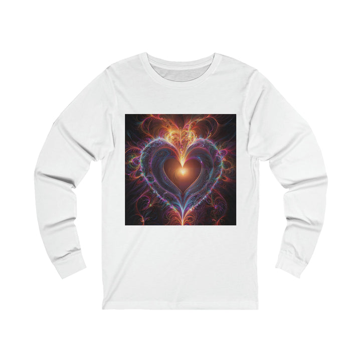 Cosmic Love Essence - Unisex Jersey Long Sleeve Tee - Long-sleeve - g(0D·IO) - S - White -