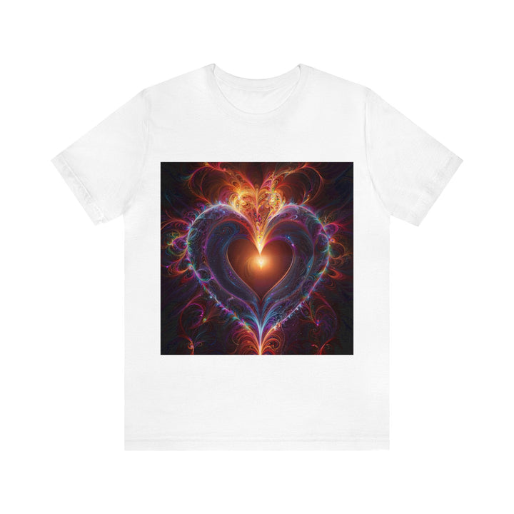 Cosmic Love Essence - Unisex Jersey Short Sleeve Tee - T-Shirt - g(0D·IO) - White - S -