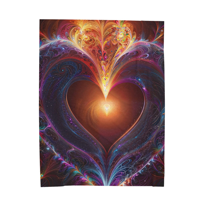 Cosmic Love Essence - Velveteen Plush Blanket - All Over Prints - g(0D·IO) - 60" × 80" - -