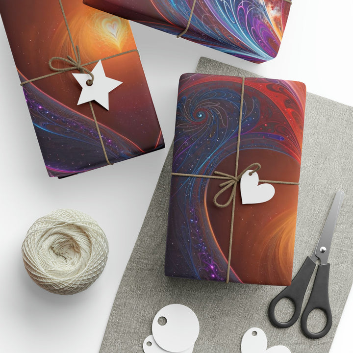 Cosmic Love Essence - Wrapping Paper - Home Decor - g(0D·IO) - 30'' x 72'' - Matte -