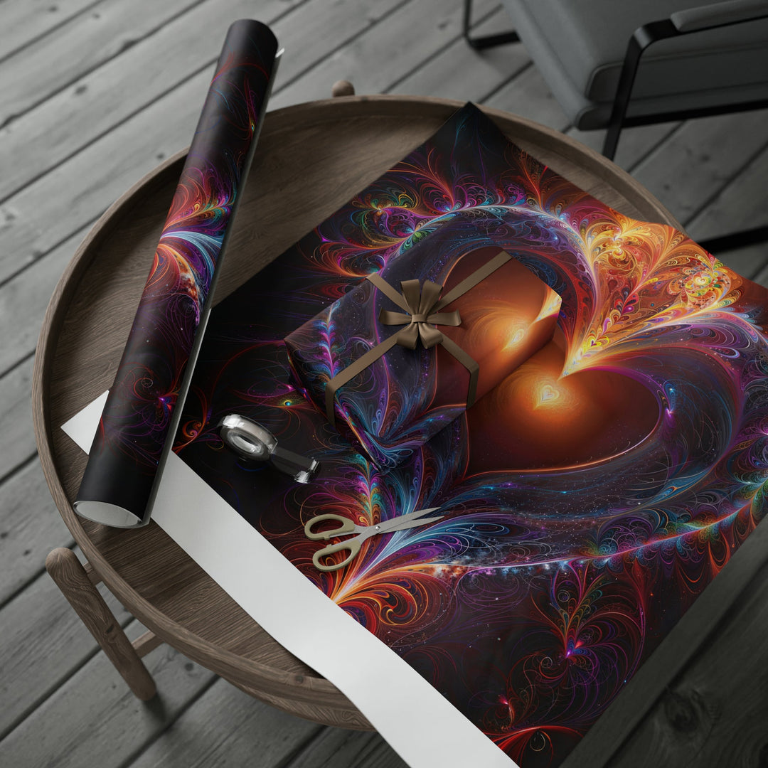 Cosmic Love Essence - Wrapping Paper - Home Decor - g(0D·IO) - 30'' x 72'' - Matte -