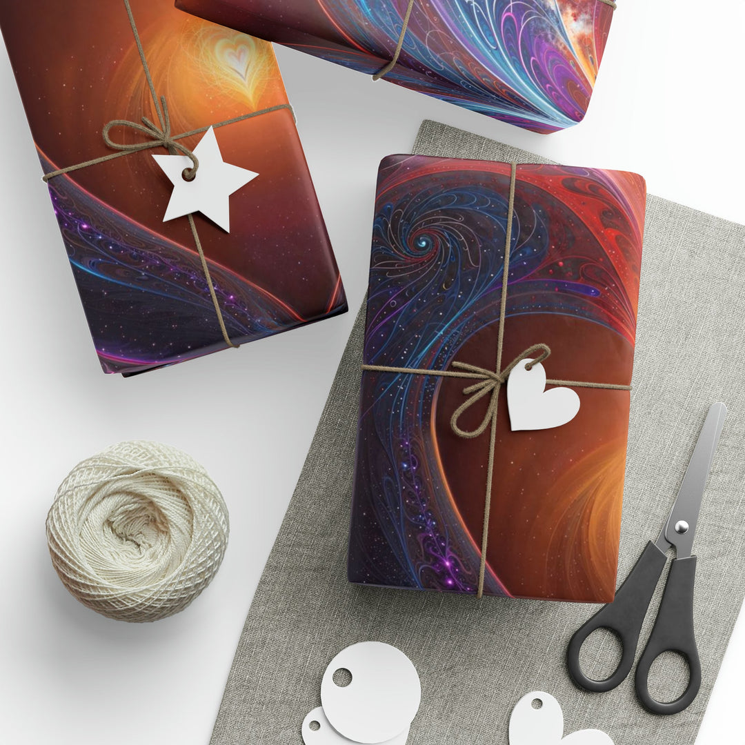 Cosmic Love Essence - Wrapping Paper - Home Decor - g(0D·IO) - 30'' x 72'' - Matte -