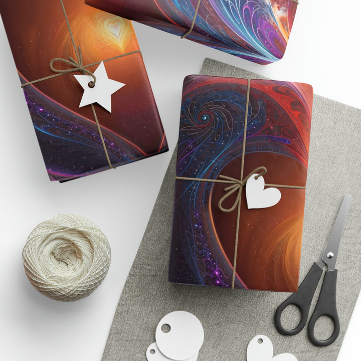 Cosmic Love Essence - Wrapping Paper - Home Decor - g(0D·IO) - 30'' x 72'' - Matte -