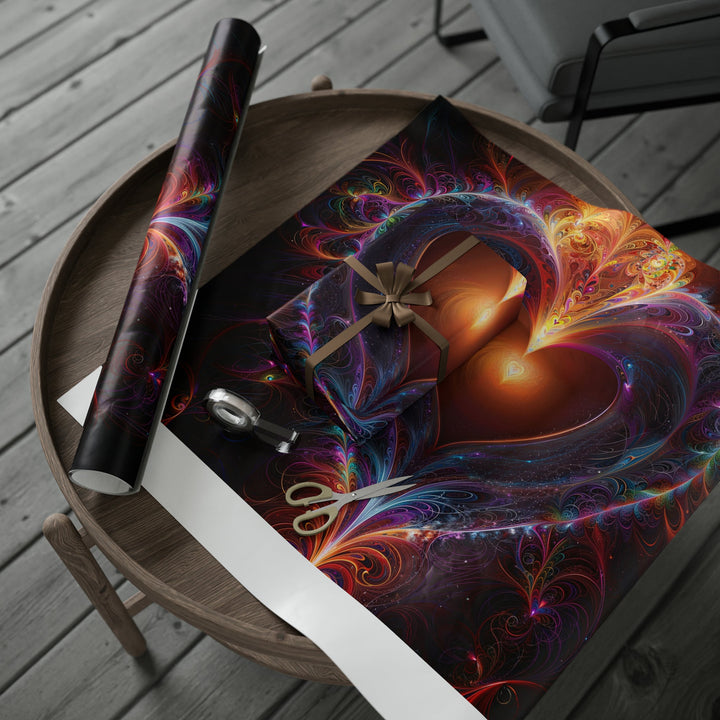 Cosmic Love Essence - Wrapping Paper - Home Decor - g(0D·IO) - 30'' x 72'' - Matte -