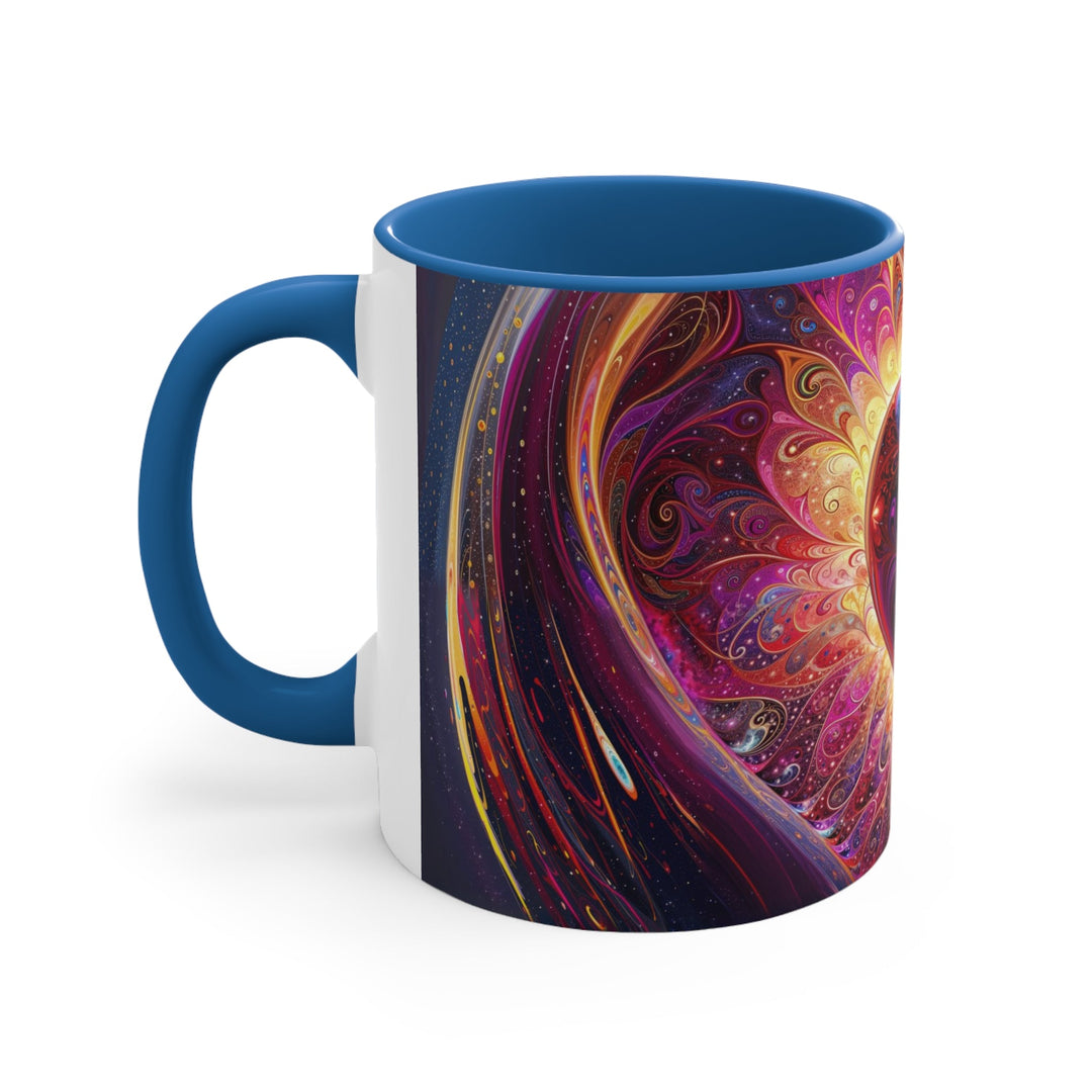 Cosmic Love Spiral - Accent Coffee Mug - Mug - g(0D·IO) - Pink - 11oz -