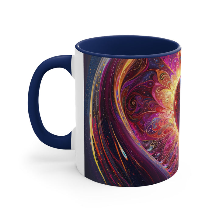 Cosmic Love Spiral - Accent Coffee Mug - Mug - g(0D·IO) - Pink - 11oz -