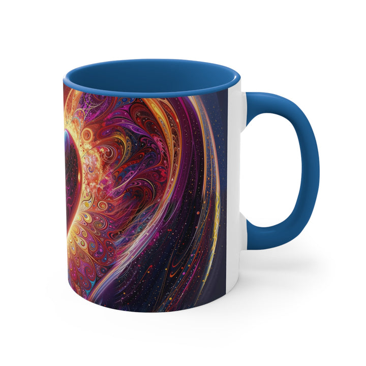 Cosmic Love Spiral - Accent Coffee Mug - Mug - g(0D·IO) - Pink - 11oz -