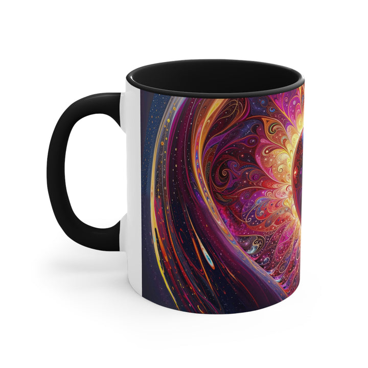 Cosmic Love Spiral - Accent Coffee Mug - Mug - g(0D·IO) - Pink - 11oz -