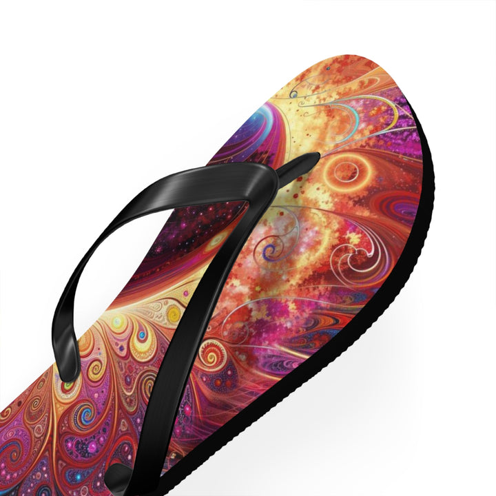 Cosmic Love Spiral - Flip Flops - Shoes - g(0D·IO) - XL - Black sole -