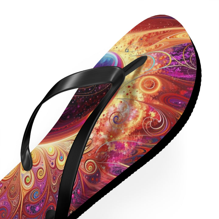 Cosmic Love Spiral - Flip Flops - Shoes - g(0D·IO) - XL - Black sole -