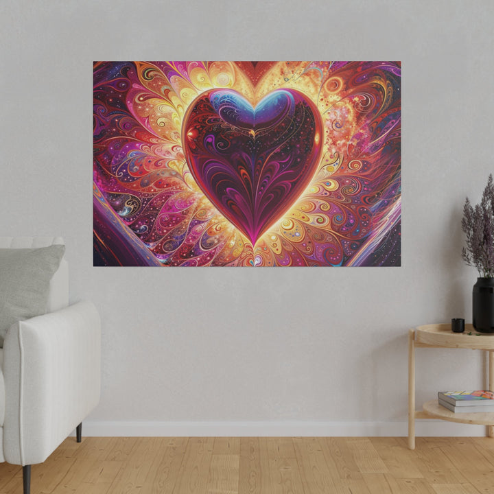 Cosmic Love Spiral - Matte Canvas - Canvas - g(0D·IO) - 32" x 32" (Square) - 0.75'' -