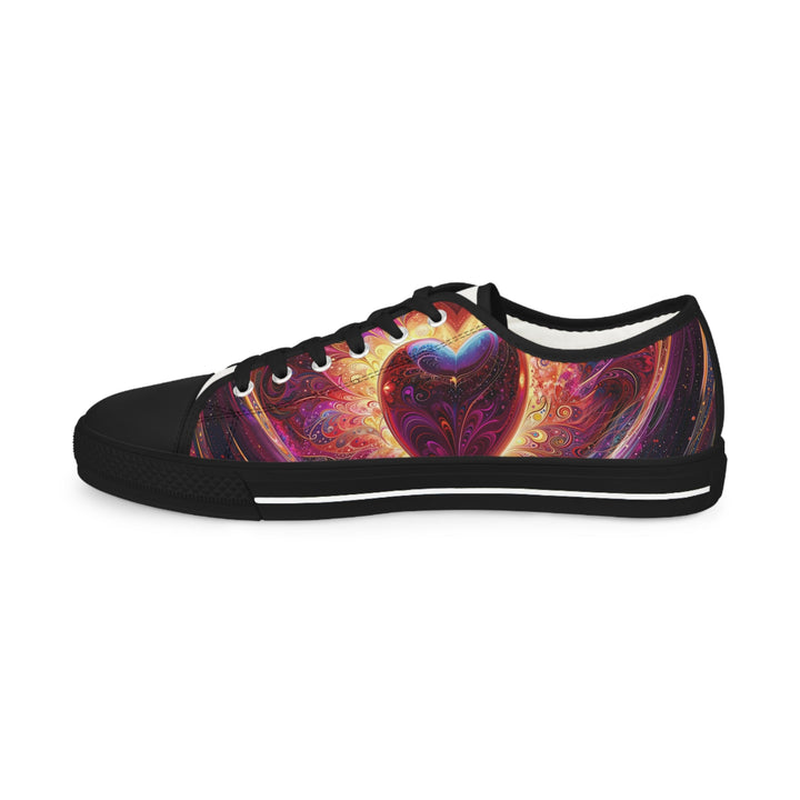 Cosmic Love Spiral - Men's Lowtop Sneakers - Shoes - g(0D·IO) - US 5 - Black sole -