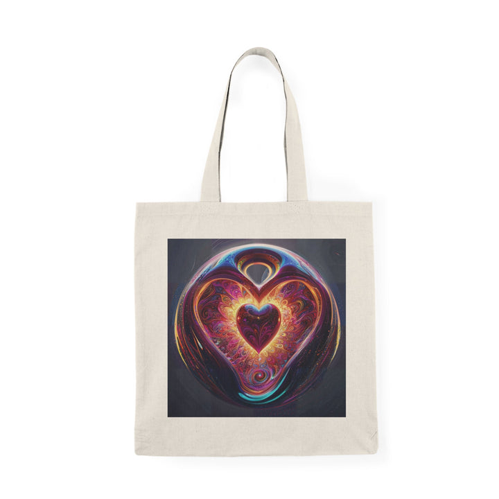 Cosmic Love Spiral - Natural Tote Bag - Bags - g(0D·IO) - 15" x 16" - Natural -