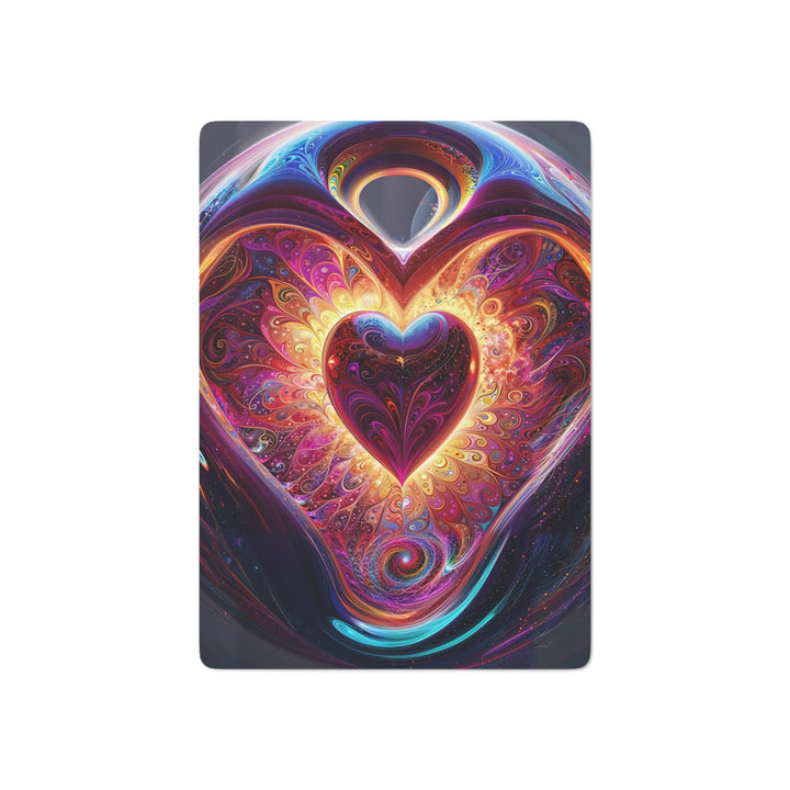 Cosmic Love Spiral - Poker Cards - Paper products - g(0D·IO) - 2.47" x 3.47" - White - Semi Glossy