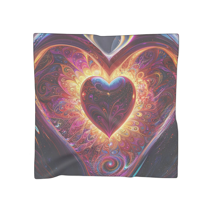 Cosmic Love Spiral - Poly Scarf - Accessories - g(0D·IO) - Poly voile - 25" × 25" -