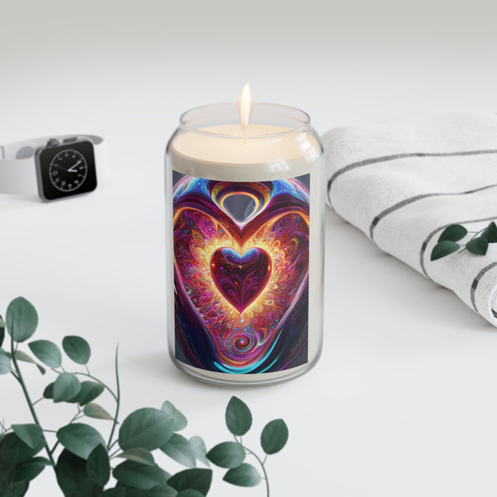 Cosmic Love Spiral - Scented Candle - Home Decor - g(0D·IO) - Vanilla Bean - 13.75oz -