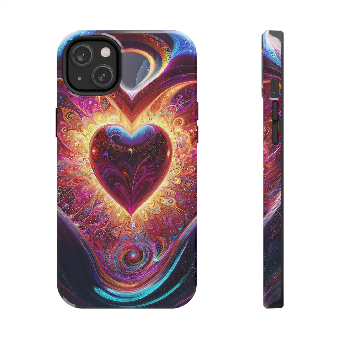 Cosmic Love Spiral - Tough Phone Case - Phone Case - g(0D·IO) - iPhone 14 Plus - -