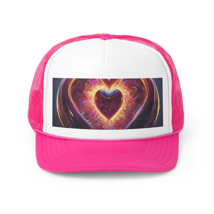 Cosmic Love Spiral - Trucker Hat - Hats - g(0D·IO) - Pink - One size -