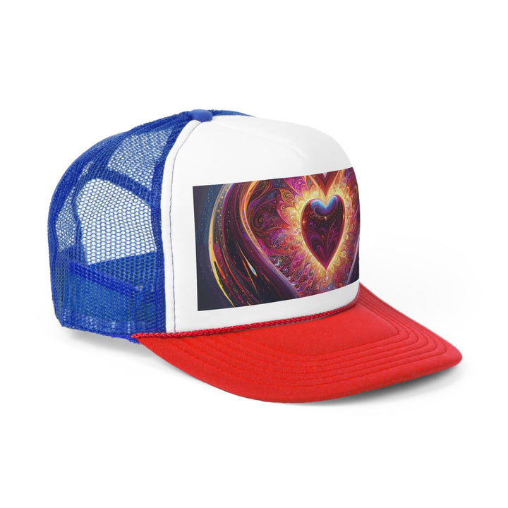 Cosmic Love Spiral - Trucker Hat - Hats - g(0D·IO) - Pink - One size -