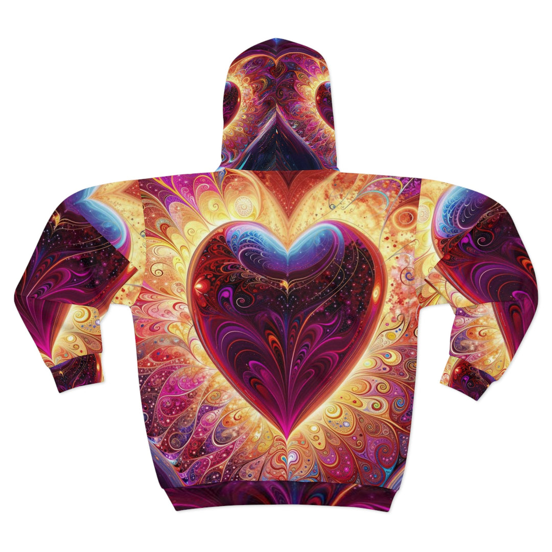 Cosmic Love Spiral - Unisex Zip Hoodie - All Over Prints - g(0D·IO) - XS - -