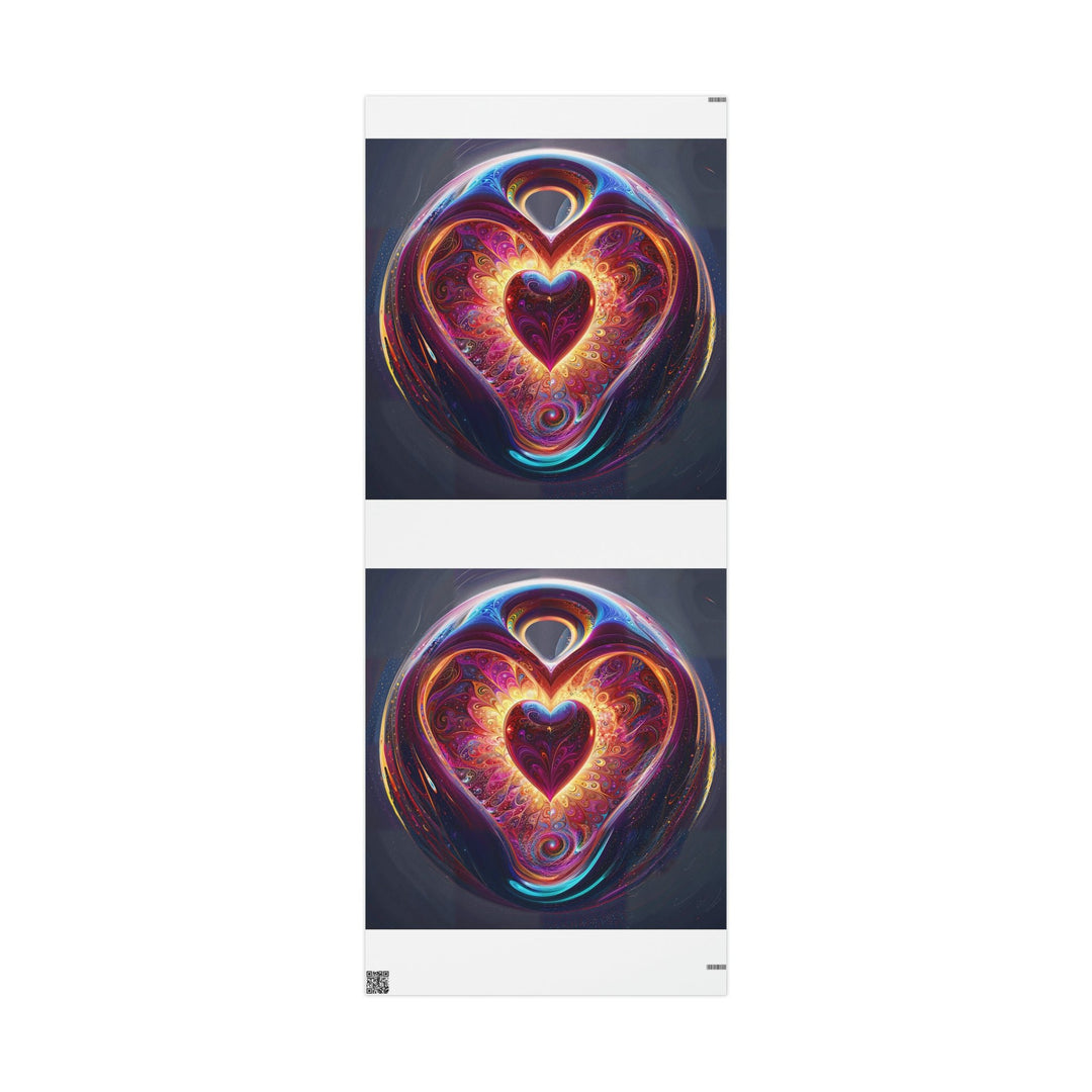 Cosmic Love Spiral - Wrapping Paper - Home Decor - g(0D·IO) - 30'' x 72'' - Matte -