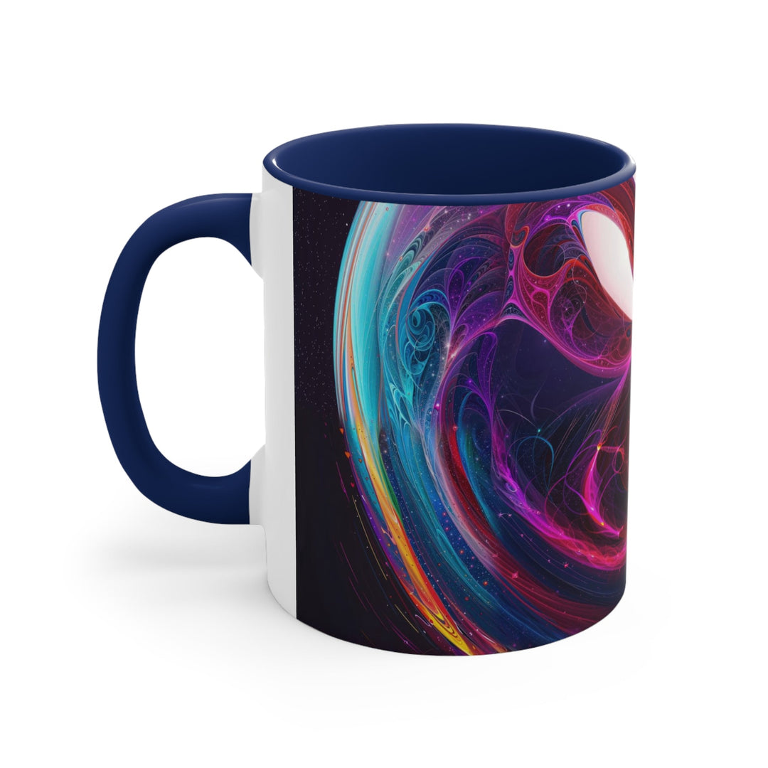 Cosmic Love Swirl - Accent Coffee Mug - Mug - g(0D·IO) - Pink - 11oz -