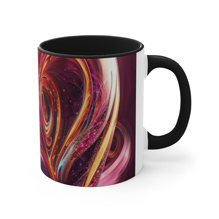 Cosmic Love Swirl - Accent Coffee Mug - Mug - g(0D·IO) - Pink - 11oz -