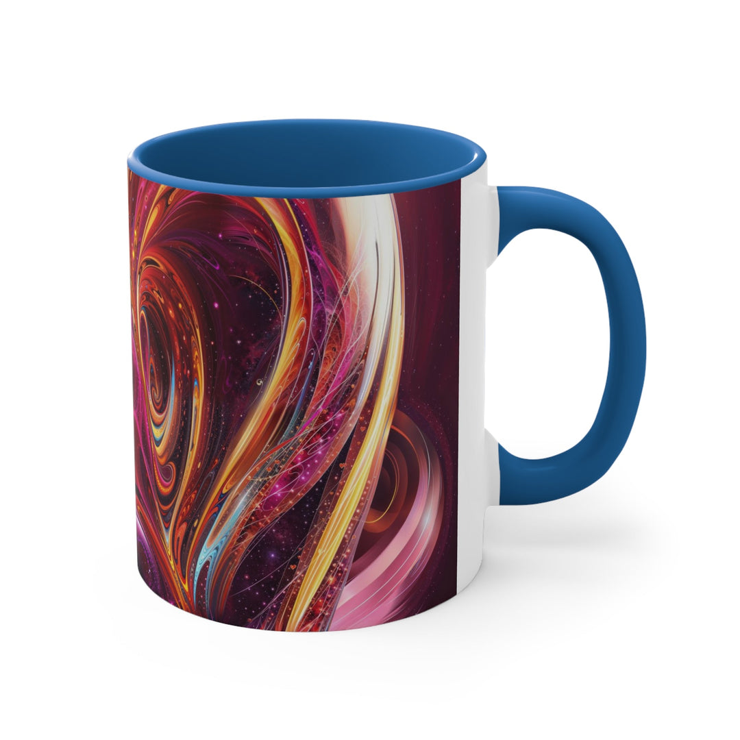 Cosmic Love Swirl - Accent Coffee Mug - Mug - g(0D·IO) - Pink - 11oz -