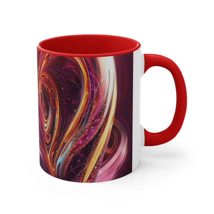 Cosmic Love Swirl - Accent Coffee Mug - Mug - g(0D·IO) - Pink - 11oz -