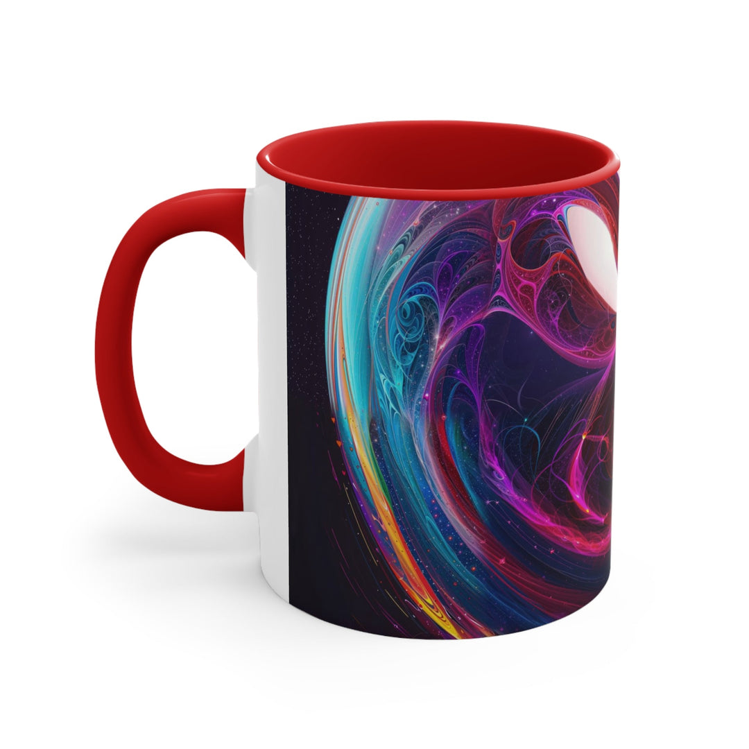 Cosmic Love Swirl - Accent Coffee Mug - Mug - g(0D·IO) - Pink - 11oz -