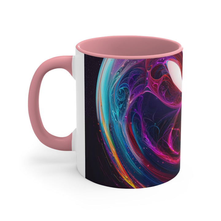 Cosmic Love Swirl - Accent Coffee Mug - Mug - g(0D·IO) - Pink - 11oz -