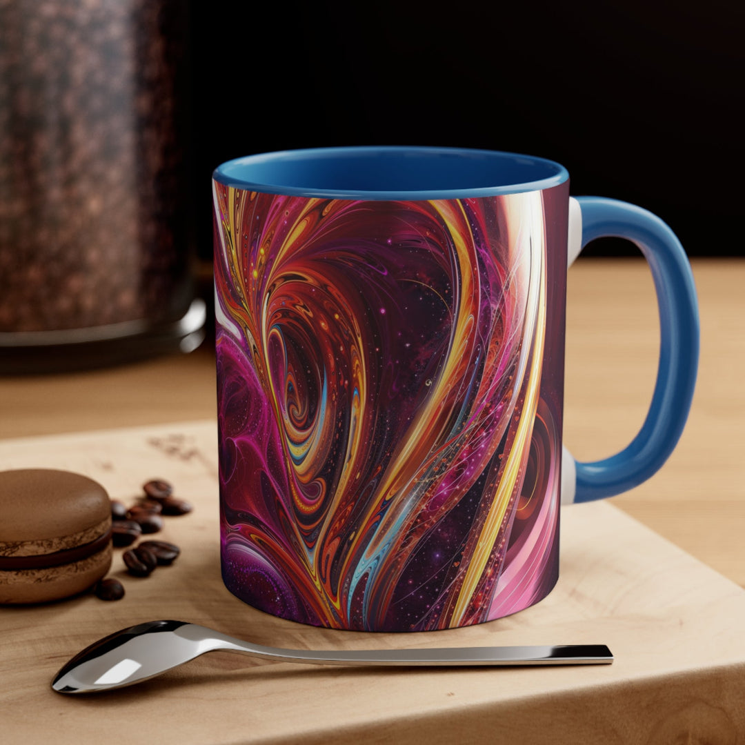 Cosmic Love Swirl - Accent Coffee Mug - Mug - g(0D·IO) - Pink - 11oz -