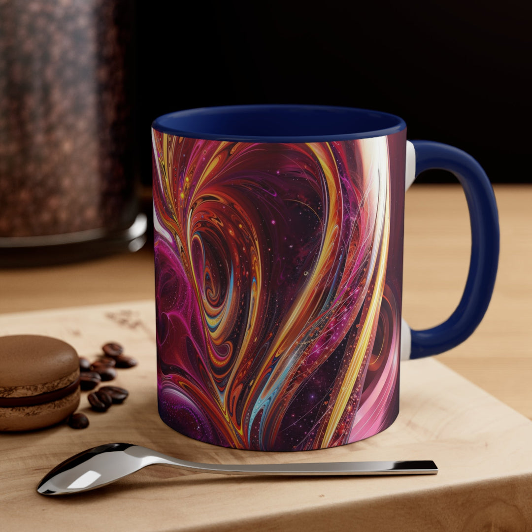 Cosmic Love Swirl - Accent Coffee Mug - Mug - g(0D·IO) - Pink - 11oz -