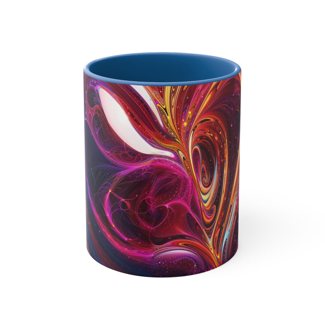 Cosmic Love Swirl - Accent Coffee Mug - Mug - g(0D·IO) - Blue - 11oz -