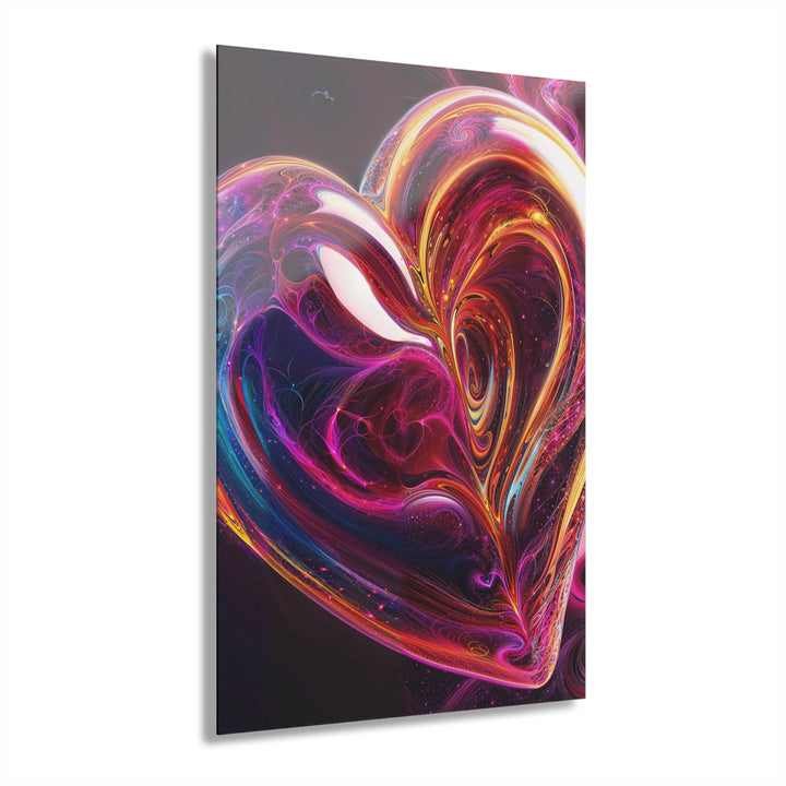 Cosmic Love Swirl - Acrylic Prints (French Cleat Hanging) - Home Decor - g(0D·IO) - 24" x 36" (Vertical) - 0.25'' -