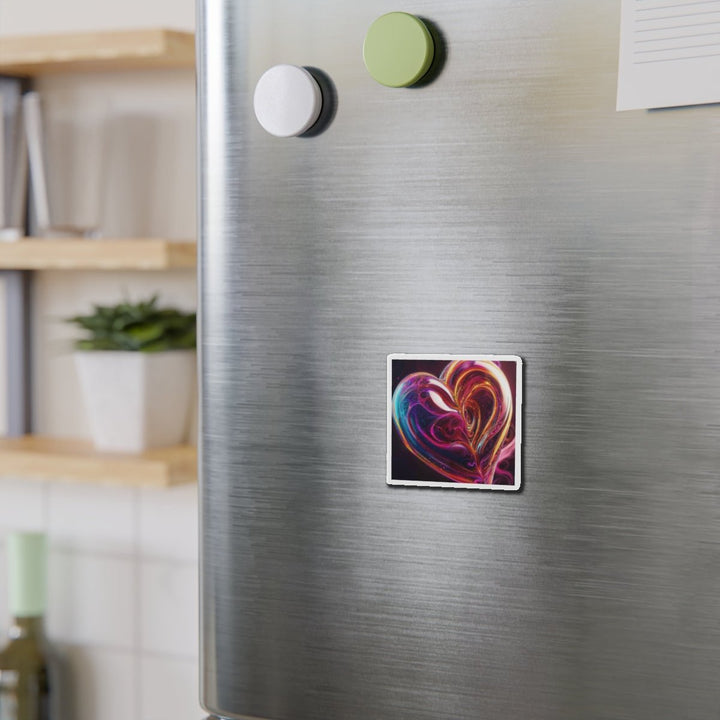 Cosmic Love Swirl - Die-cut Magnet - Home Decor - g(0D·IO) - 6 × 6" - Die-Cut - 1 pc