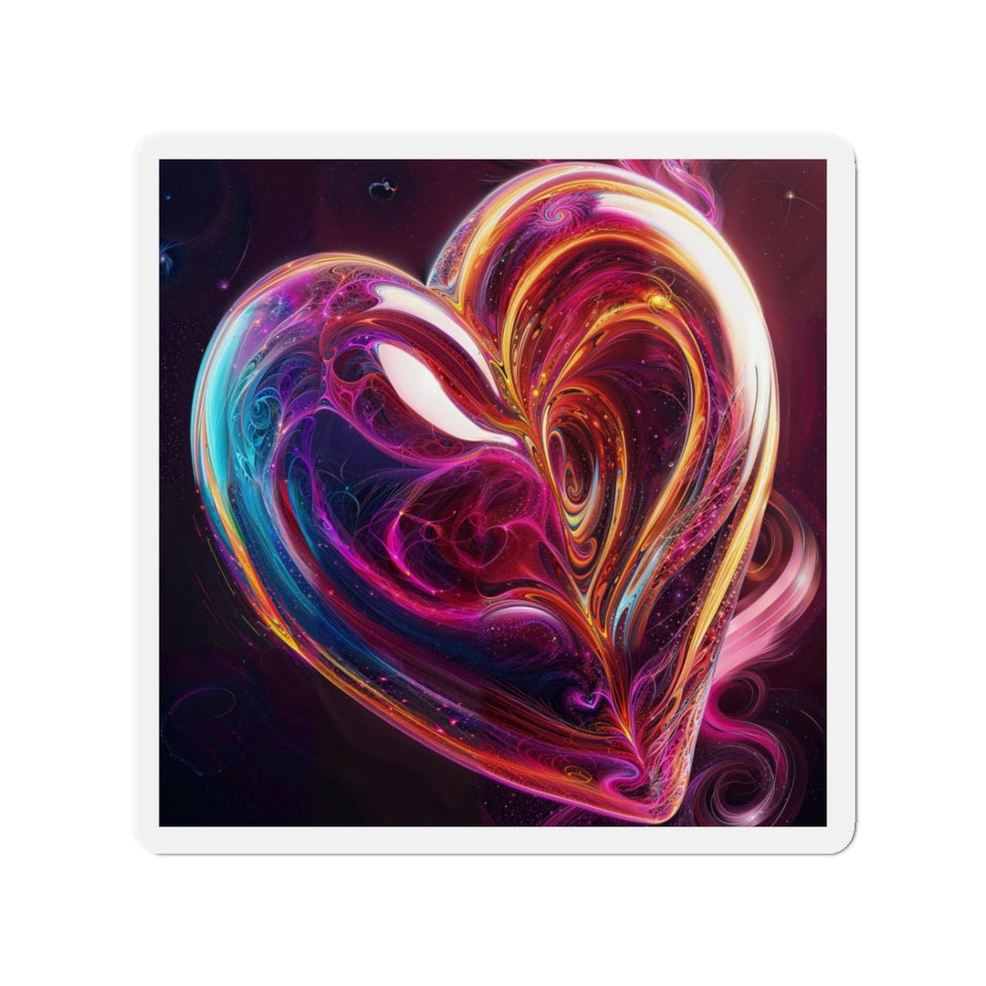 Cosmic Love Swirl - Die-cut Magnet - Home Decor - g(0D·IO) - 6 × 6" - Die-Cut - 1 pc