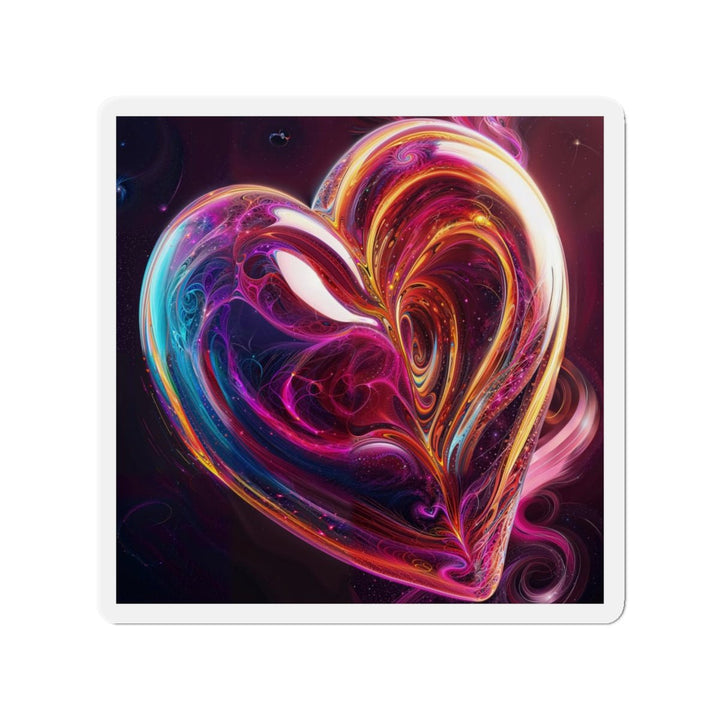 Cosmic Love Swirl - Die-cut Magnet - Home Decor - g(0D·IO) - 6 × 6" - Die-Cut - 1 pc