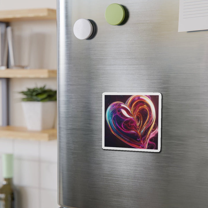 Cosmic Love Swirl - Die-cut Magnet - Home Decor - g(0D·IO) - 6 × 6" - Die-Cut - 1 pc
