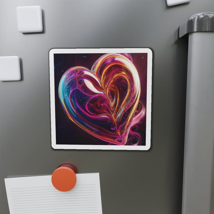Cosmic Love Swirl - Die-cut Magnet - Home Decor - g(0D·IO) - 6 × 6" - Die-Cut - 1 pc