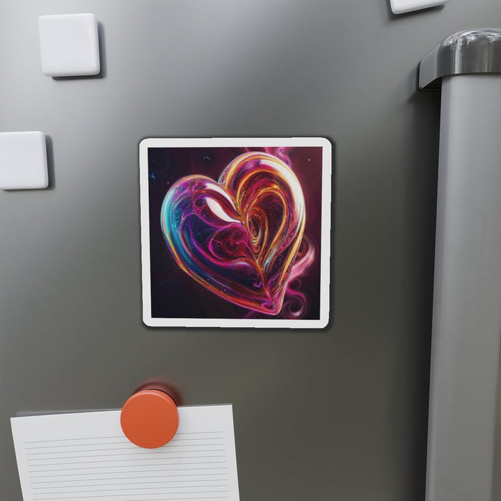 Cosmic Love Swirl - Die-cut Magnet - Home Decor - g(0D·IO) - 6 × 6" - Die-Cut - 1 pc