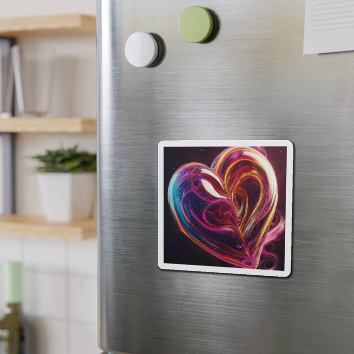 Cosmic Love Swirl - Die-cut Magnet - Home Decor - g(0D·IO) - 6 × 6" - Die-Cut - 1 pc