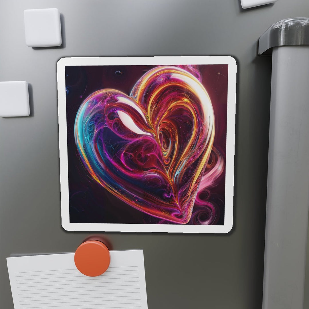 Cosmic Love Swirl - Die-cut Magnet - Home Decor - g(0D·IO) - 6 × 6" - Die-Cut - 1 pc