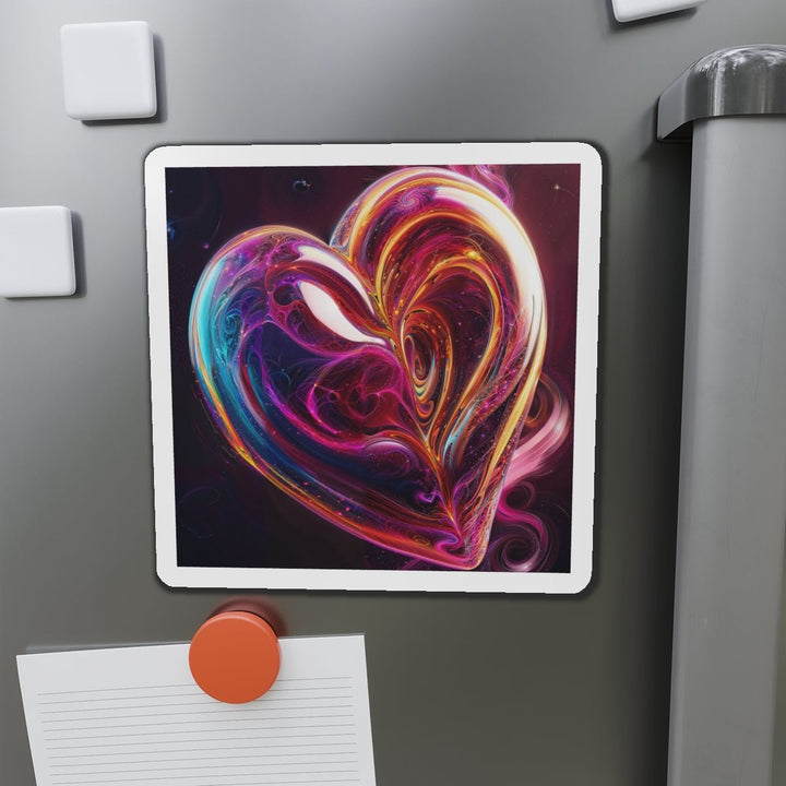 Cosmic Love Swirl - Die-cut Magnet - Home Decor - g(0D·IO) - 6 × 6" - Die-Cut - 1 pc