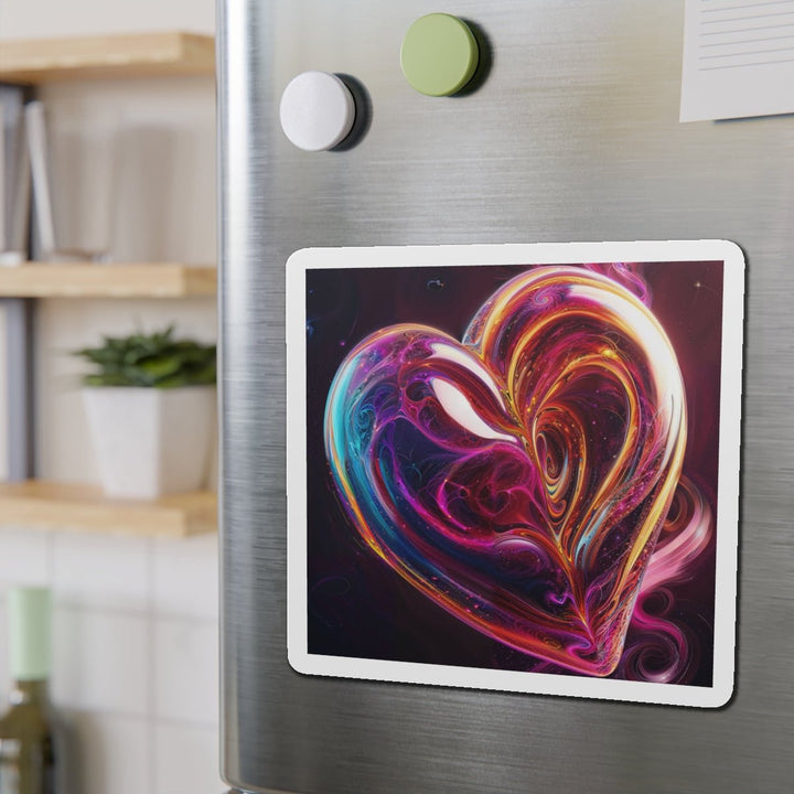 Cosmic Love Swirl - Die-cut Magnet - Home Decor - g(0D·IO) - 6 × 6" - Die-Cut - 1 pc