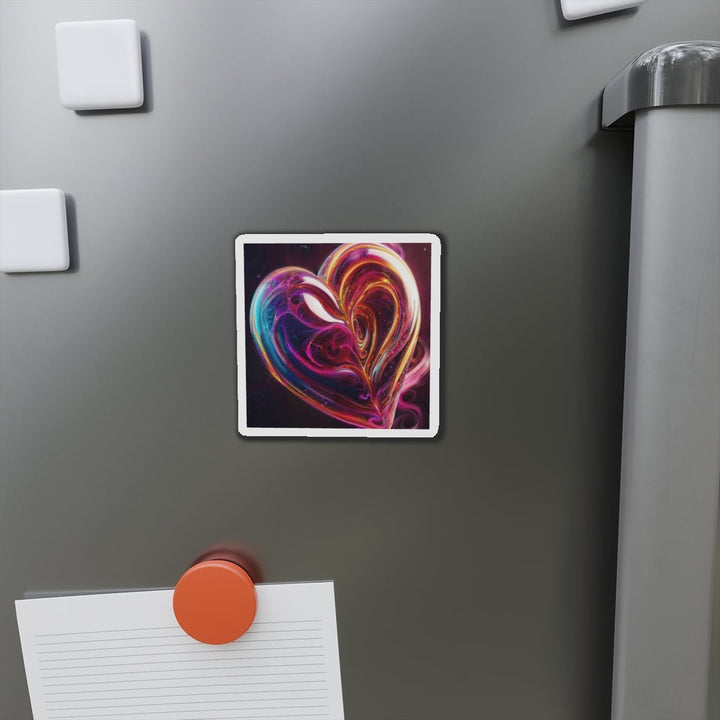Cosmic Love Swirl - Die-cut Magnet - Home Decor - g(0D·IO) - 6 × 6" - Die-Cut - 1 pc