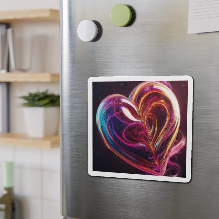 Cosmic Love Swirl - Die-cut Magnet - Home Decor - g(0D·IO) - 6 × 6" - Die-Cut - 1 pc